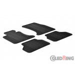 Original Gledring Passform Fußmatten Gummimatten 4 Tlg.+Fixing - BMW 5 Serie E60/E61 2004-2009